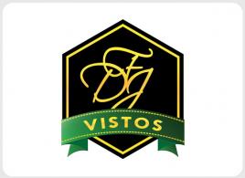 Design da marca logótipo DFJ Vistos